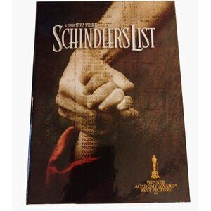 Schindlers List DVD 2004 Book Cover Academy Award Best Picture Steven Spielberg